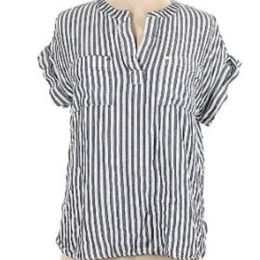 Jones New York Short Sleeve Blouse